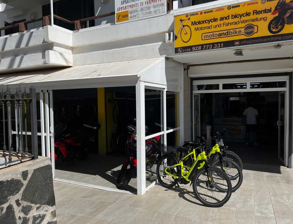La tienda de Moto & Bike Rent